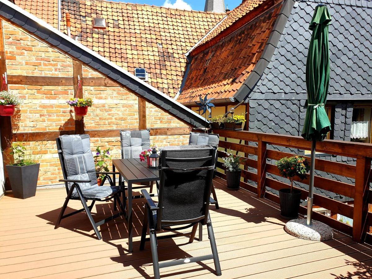Ferienwohnung Goldstr.7 Quedlinburg Bagian luar foto