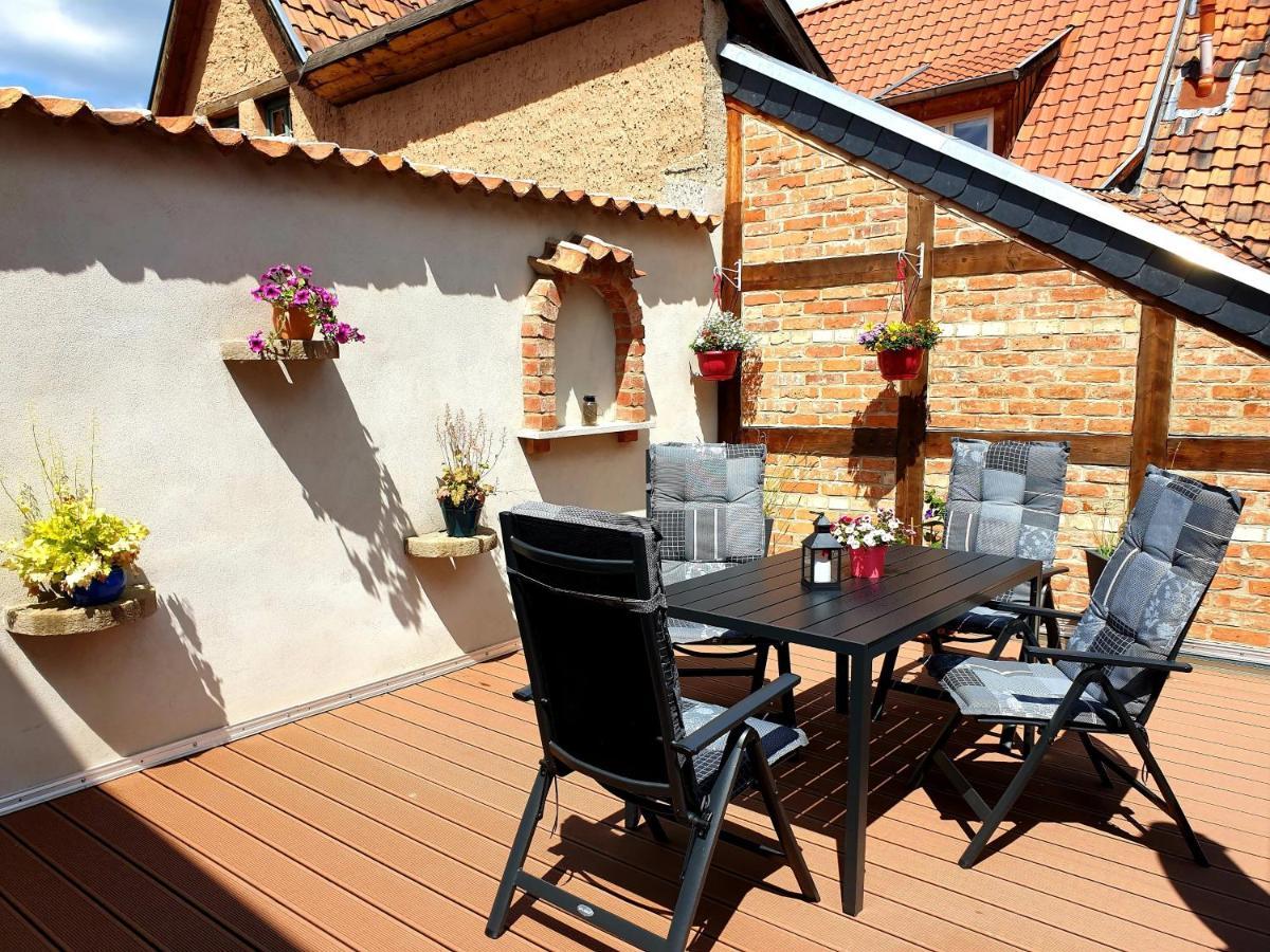 Ferienwohnung Goldstr.7 Quedlinburg Bagian luar foto