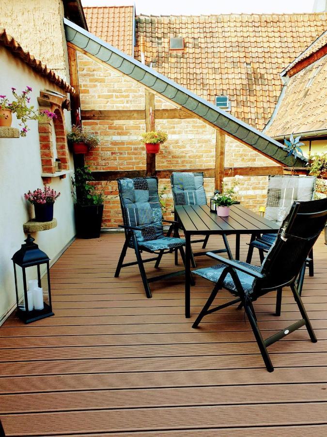 Ferienwohnung Goldstr.7 Quedlinburg Bagian luar foto